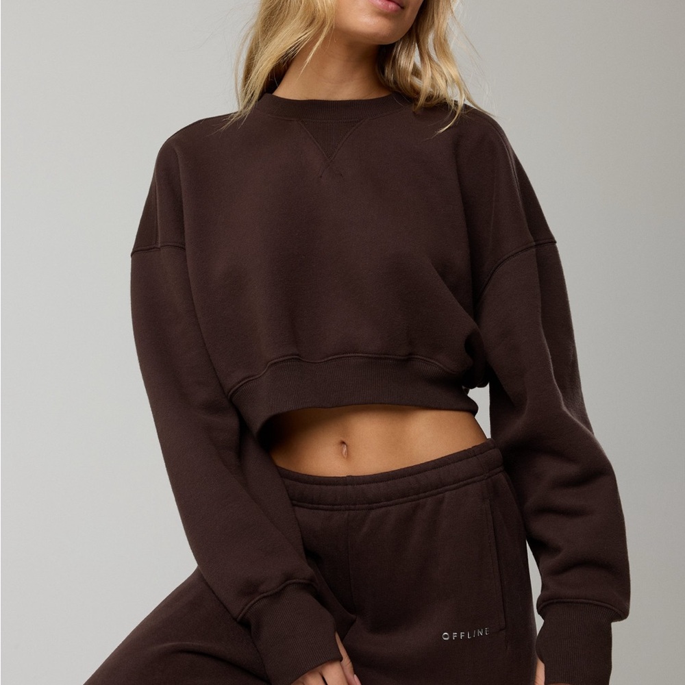 Aerie cropped sweater